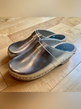 Lotta From Stockholm Lotta Silver Clogs US 6